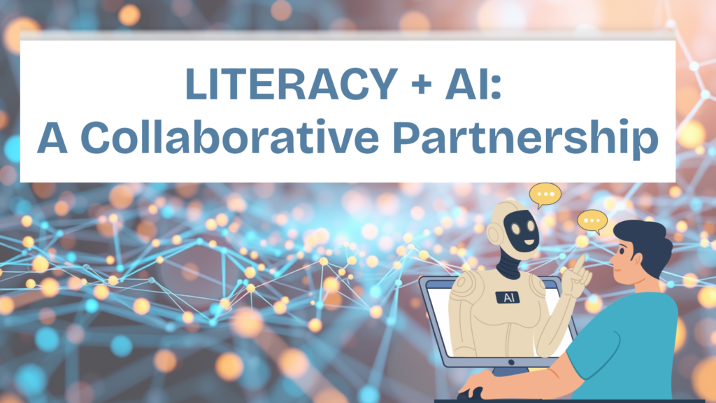 How can literacy and AI work together in a collaborative partnership to improve reading outcomes for students?